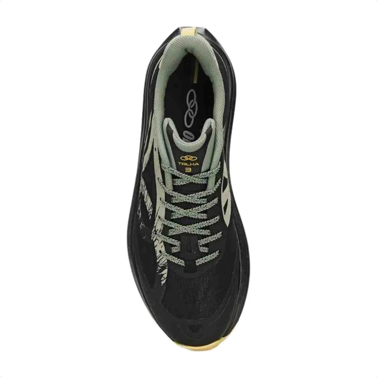 Tenis De Corrida Masculino Olympikus Corre Trilha 3 Preto Preto 5