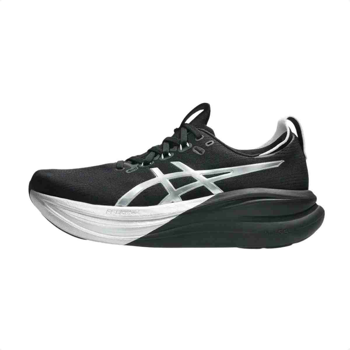 Tenis De Corrida Masculino Asics Gel Nimbus 28 Platinum Preto Preto 3