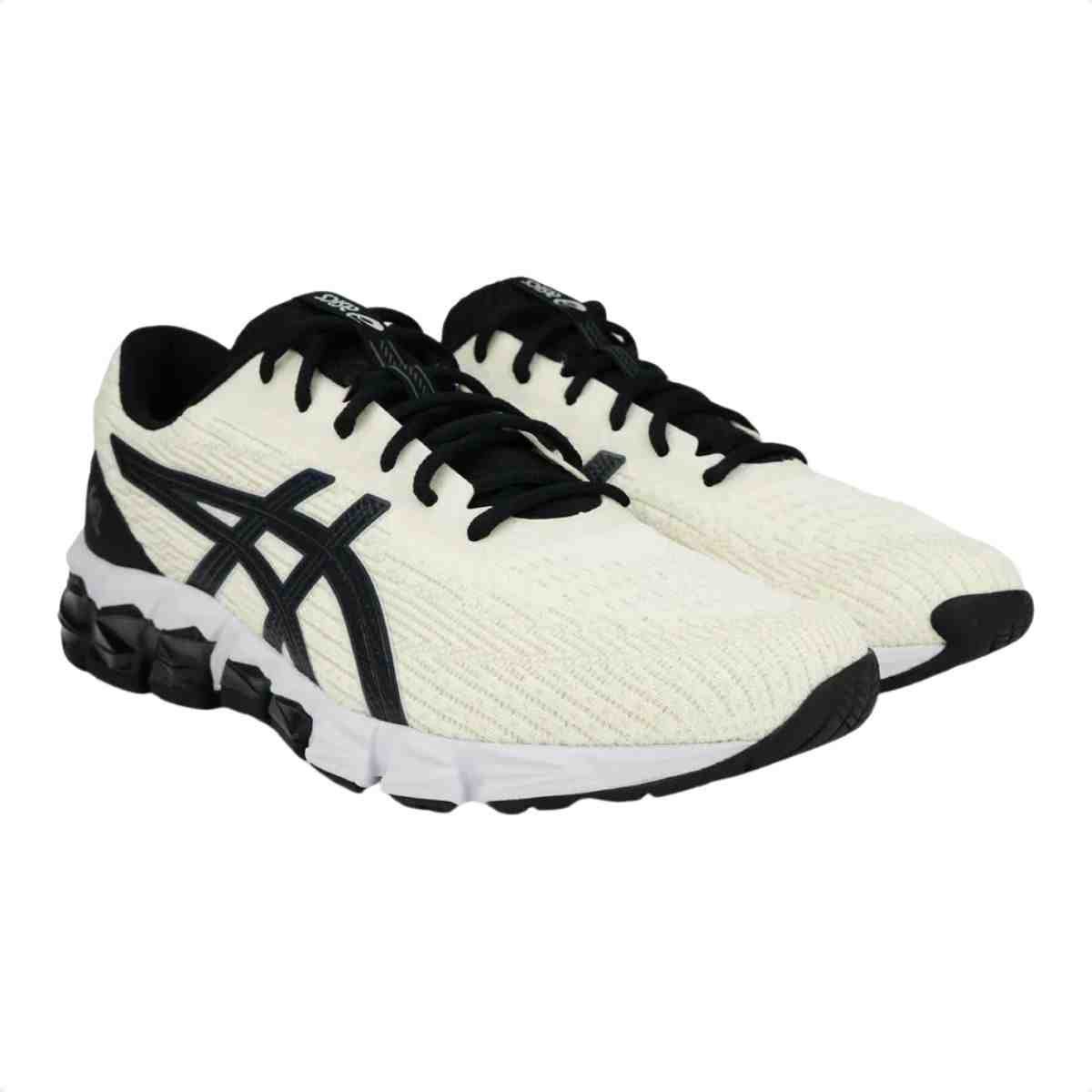 Tenis De Corrida Masculino Asics Gel Quantum Creme Cream/Preto 2