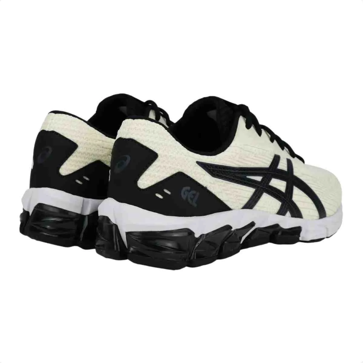 Tenis De Corrida Masculino Asics Gel Quantum Creme Cream/Preto 3