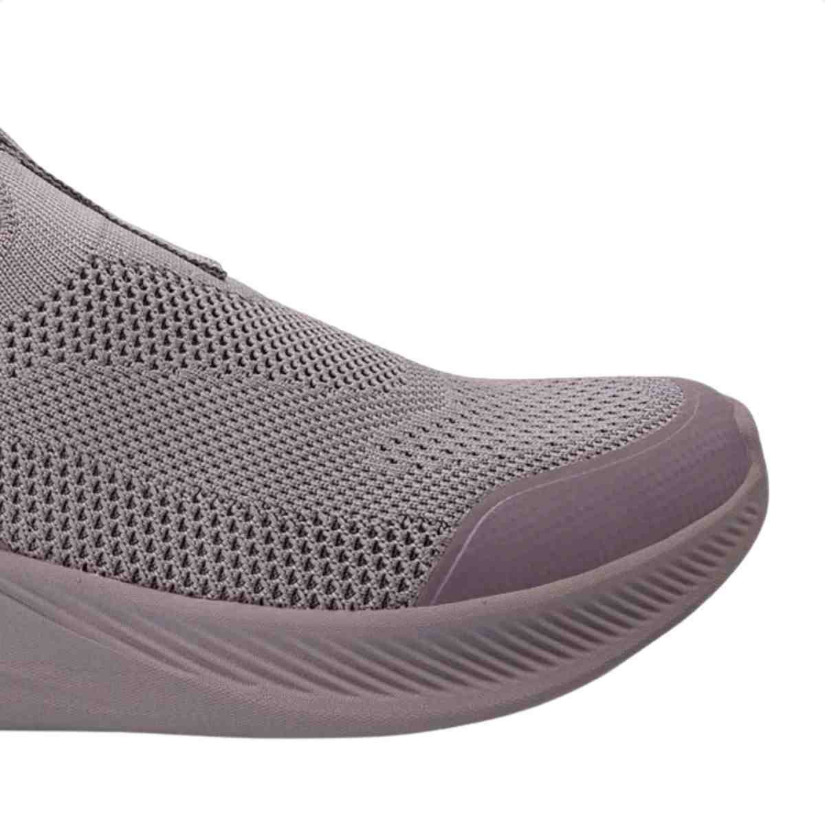 Tenis De Corridia Feminino Skechers Bobs Flex Chill Lavanda Cinza 6