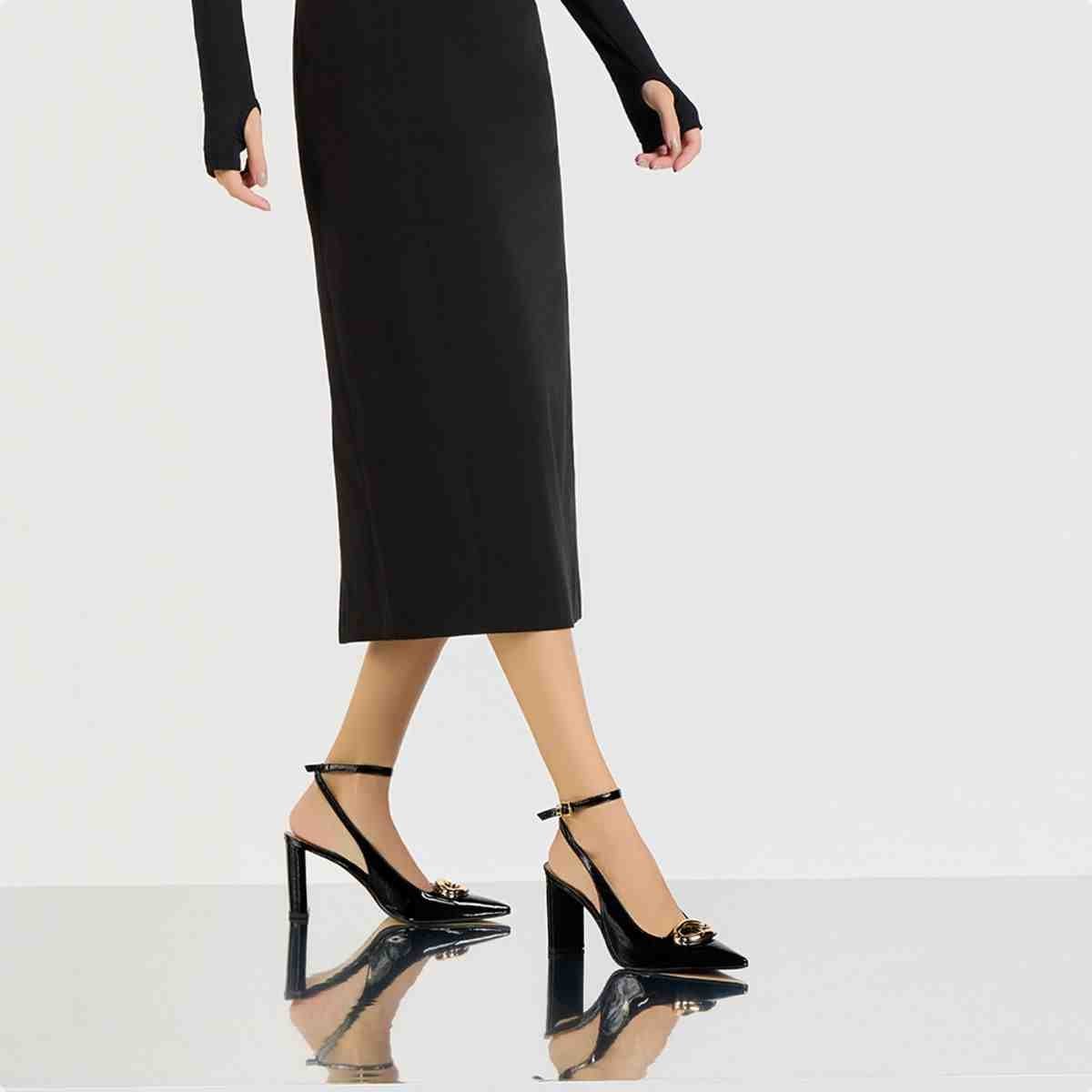Sapato Chanel Feminino Luz Da Lua Preto Preto 2