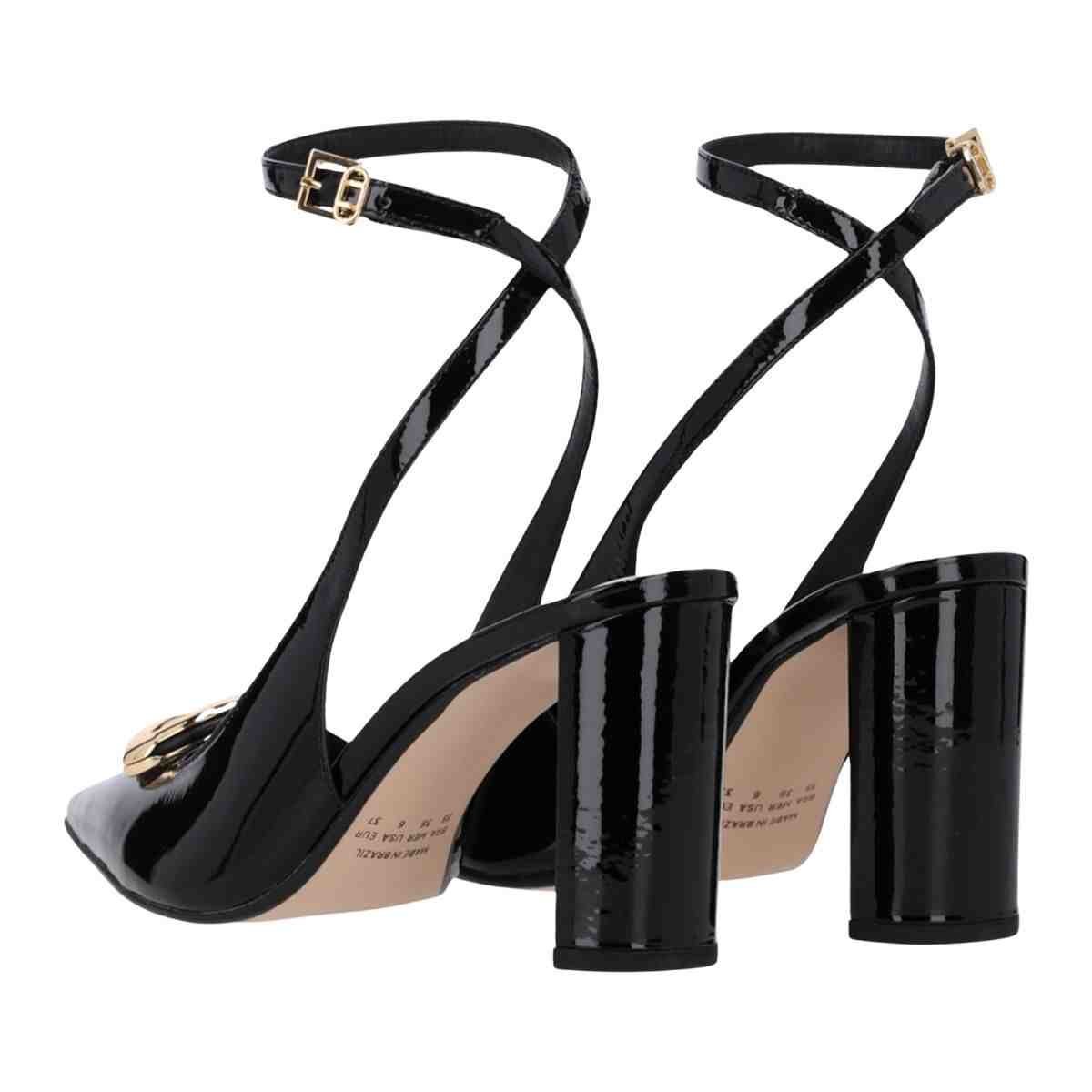 Sapato Chanel Feminino Luz Da Lua Preto Preto 4
