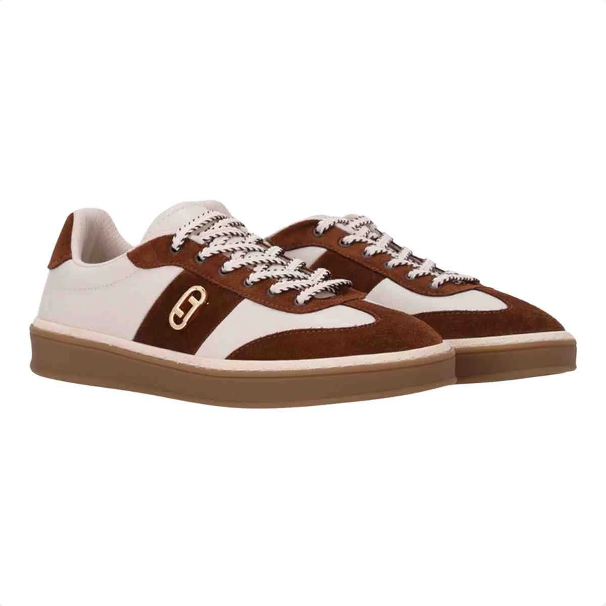Tenis Moda Femininoluz Da Lua Trufa Trufa/Panna 3