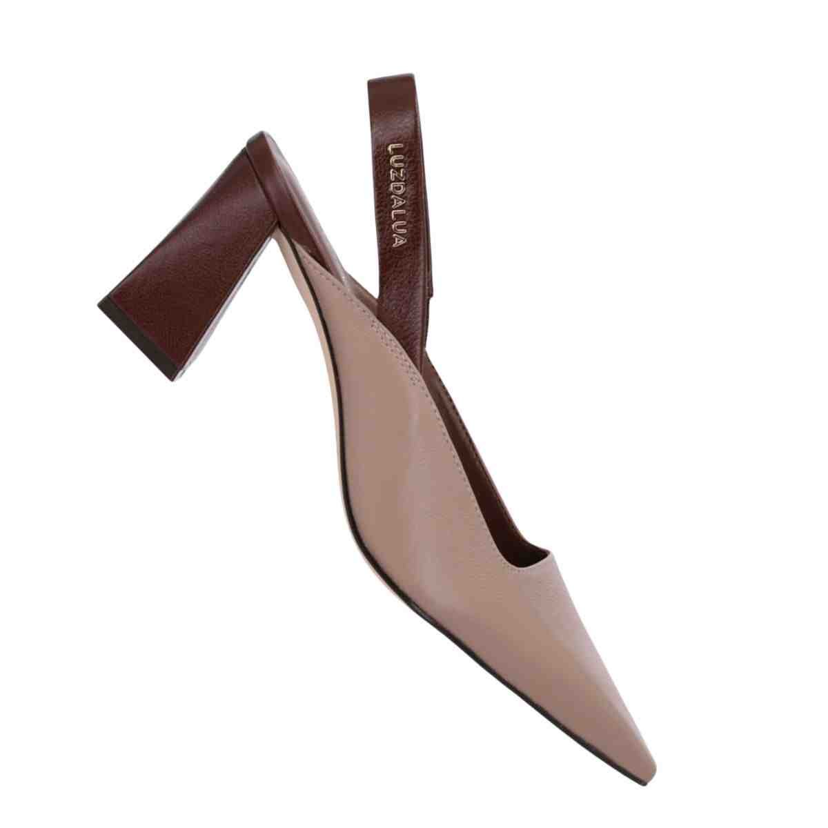 Sapato Mule Feminino Luz Da Lua Basalto Basalto 4