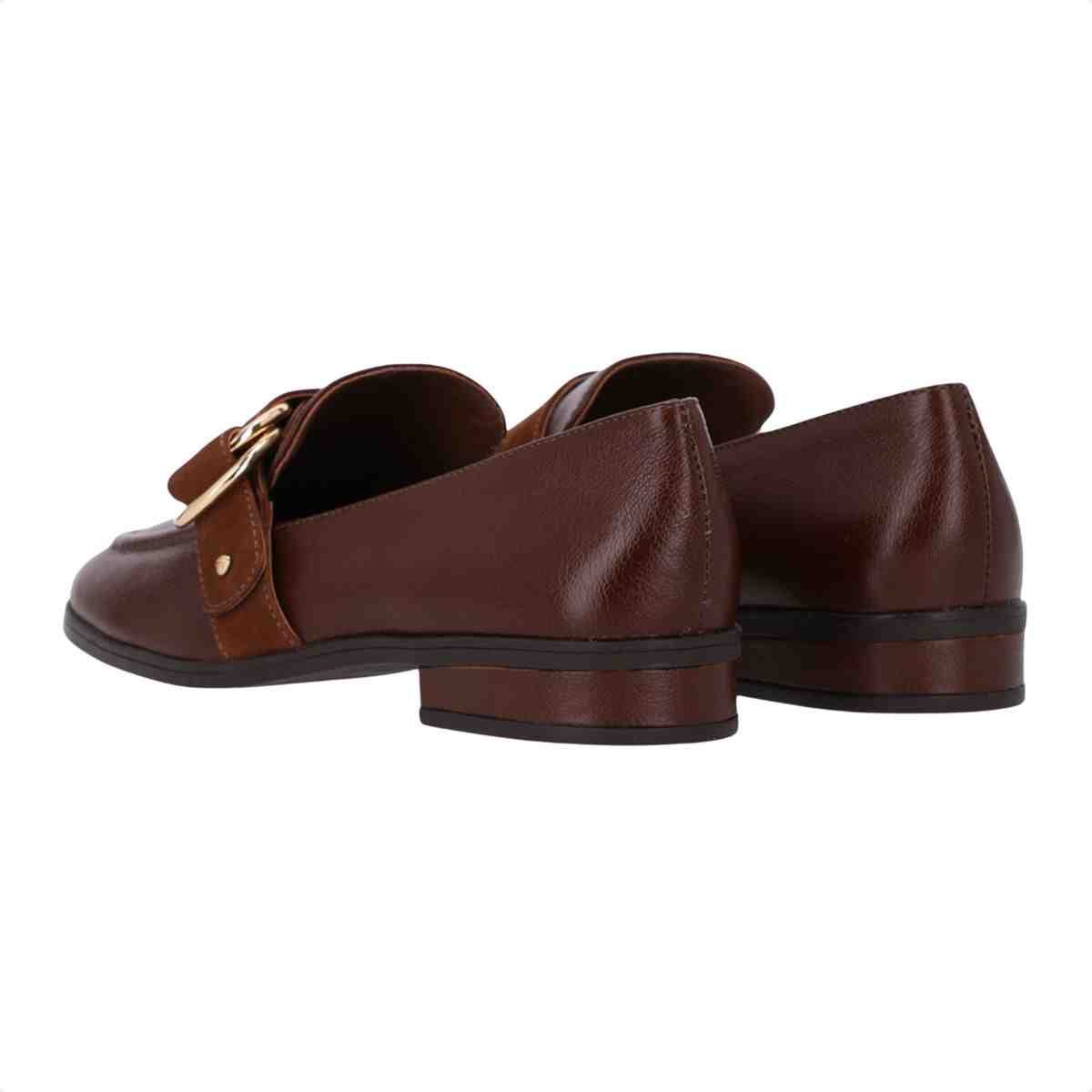 Sapato Mocassim Feminino Luz Da Lua Trufa Marrom 5