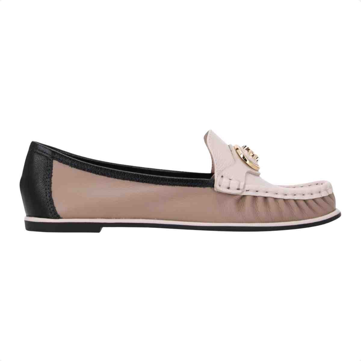 Sapato Mocassim Feminino Luz Da Lua Basalto
