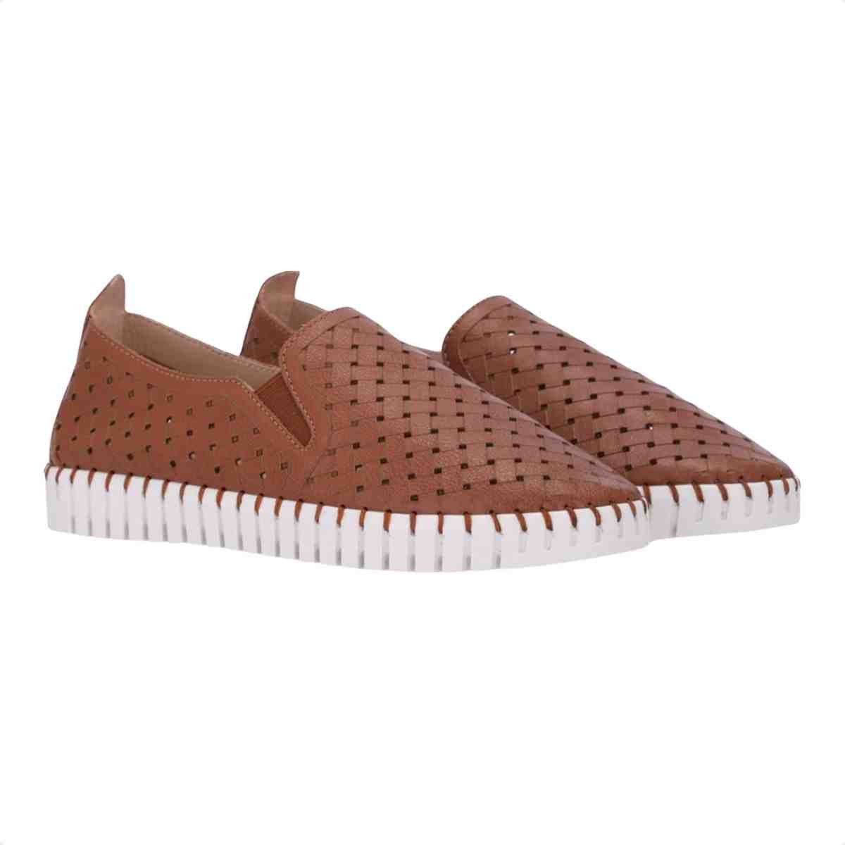 Tenis Moda Feminino Luz Da Lua Ambar Marrom 2