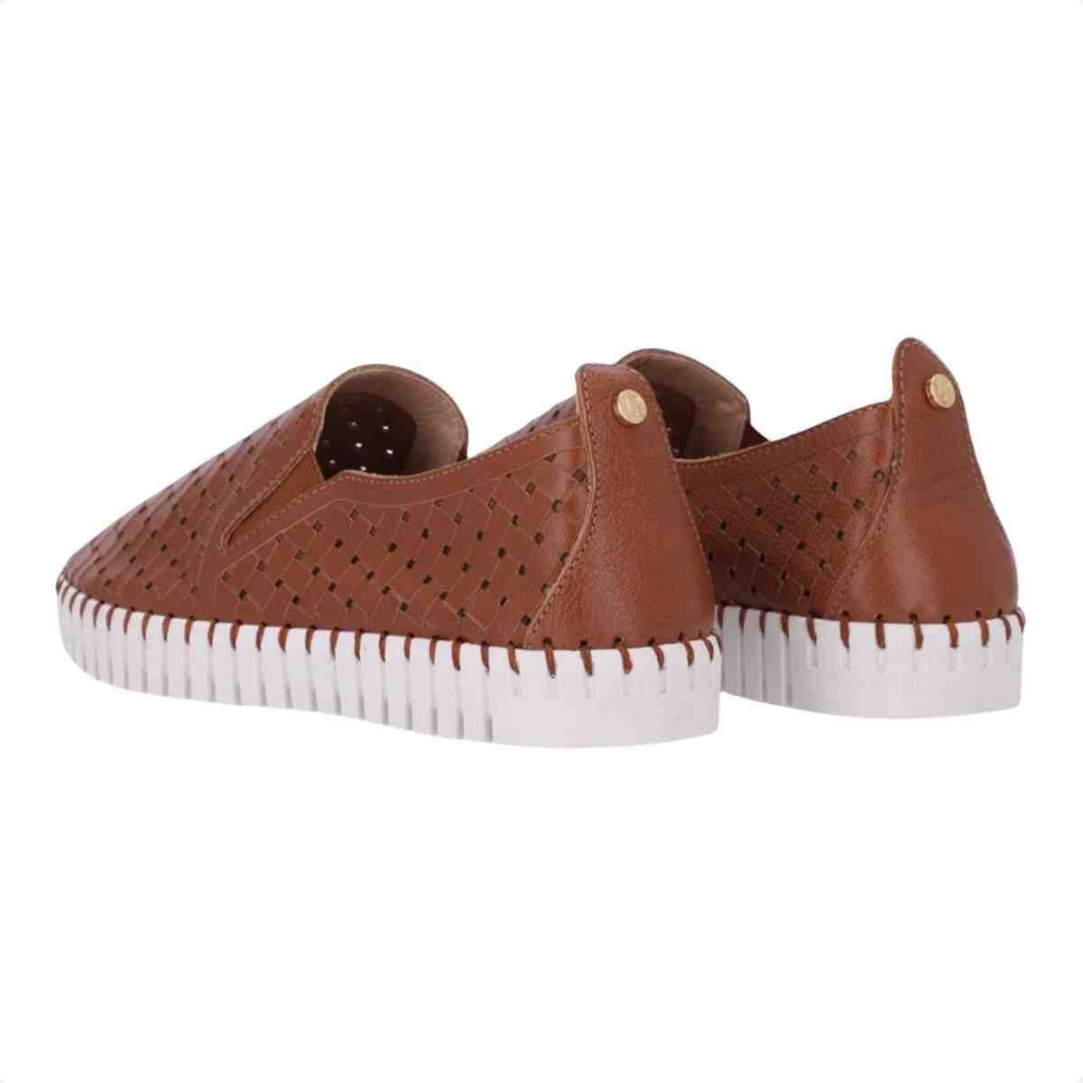 Tenis Moda Feminino Luz Da Lua Ambar Marrom 3