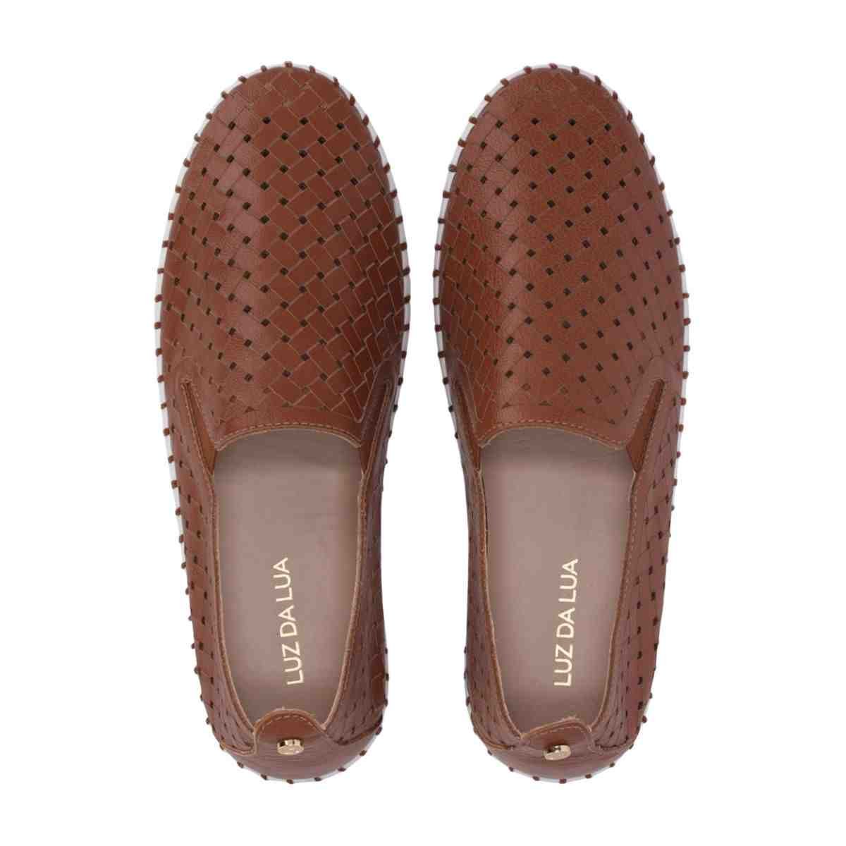 Tenis Moda Feminino Luz Da Lua Ambar Marrom 4