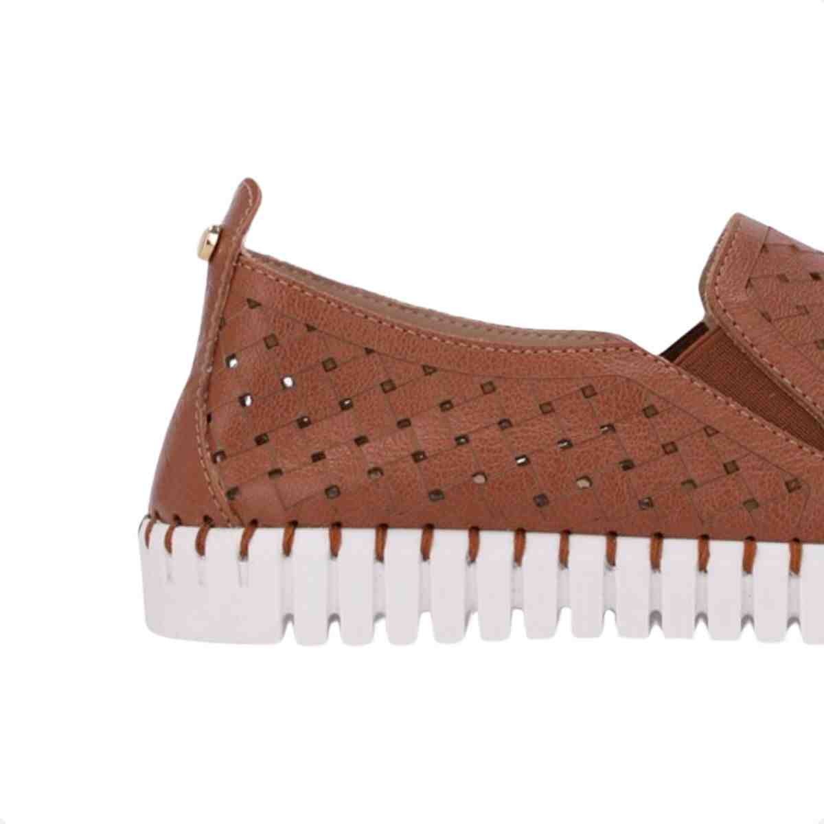 Tenis Moda Feminino Luz Da Lua Ambar Marrom 7