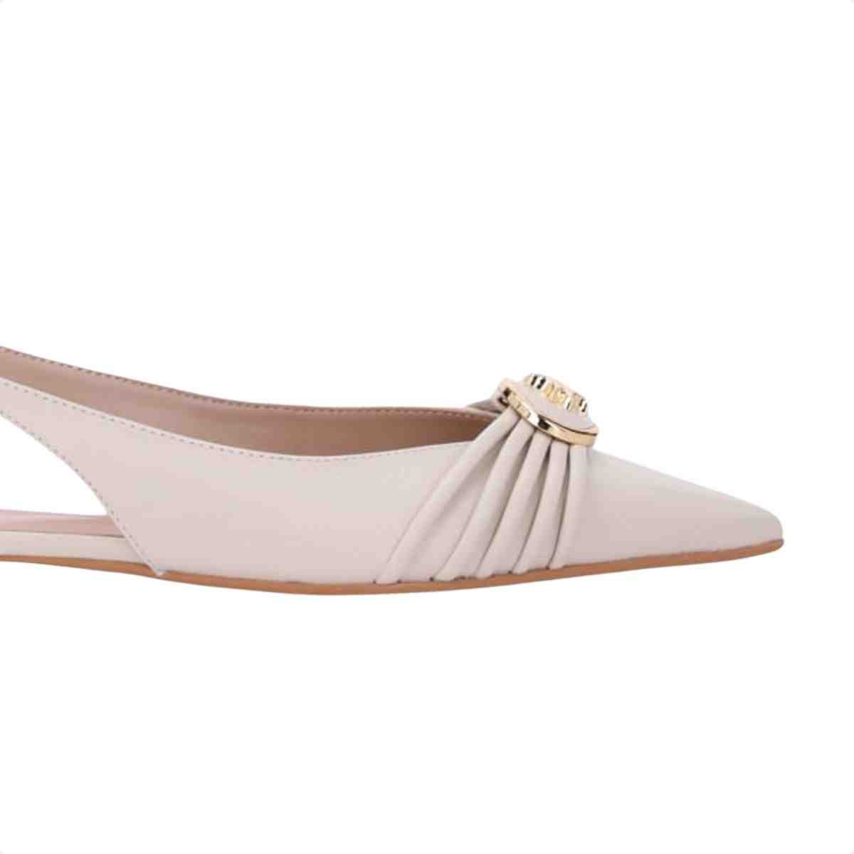 Sapato Mule Feminino Luz Da Lua Panna Panna 5