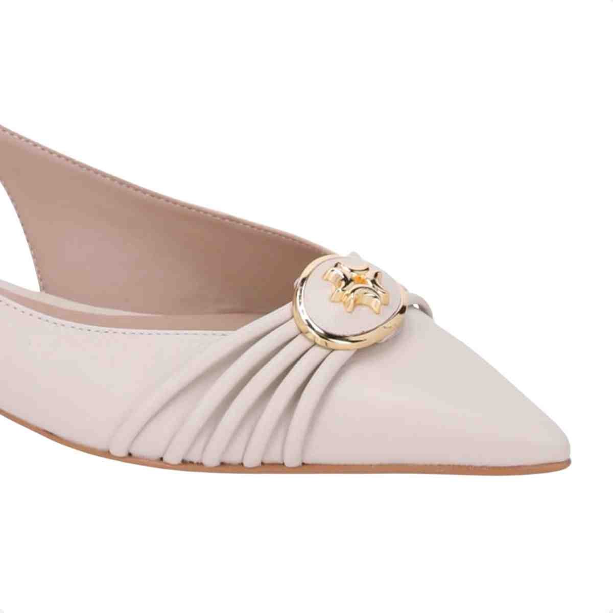 Sapato Mule Feminino Luz Da Lua Panna Panna 7