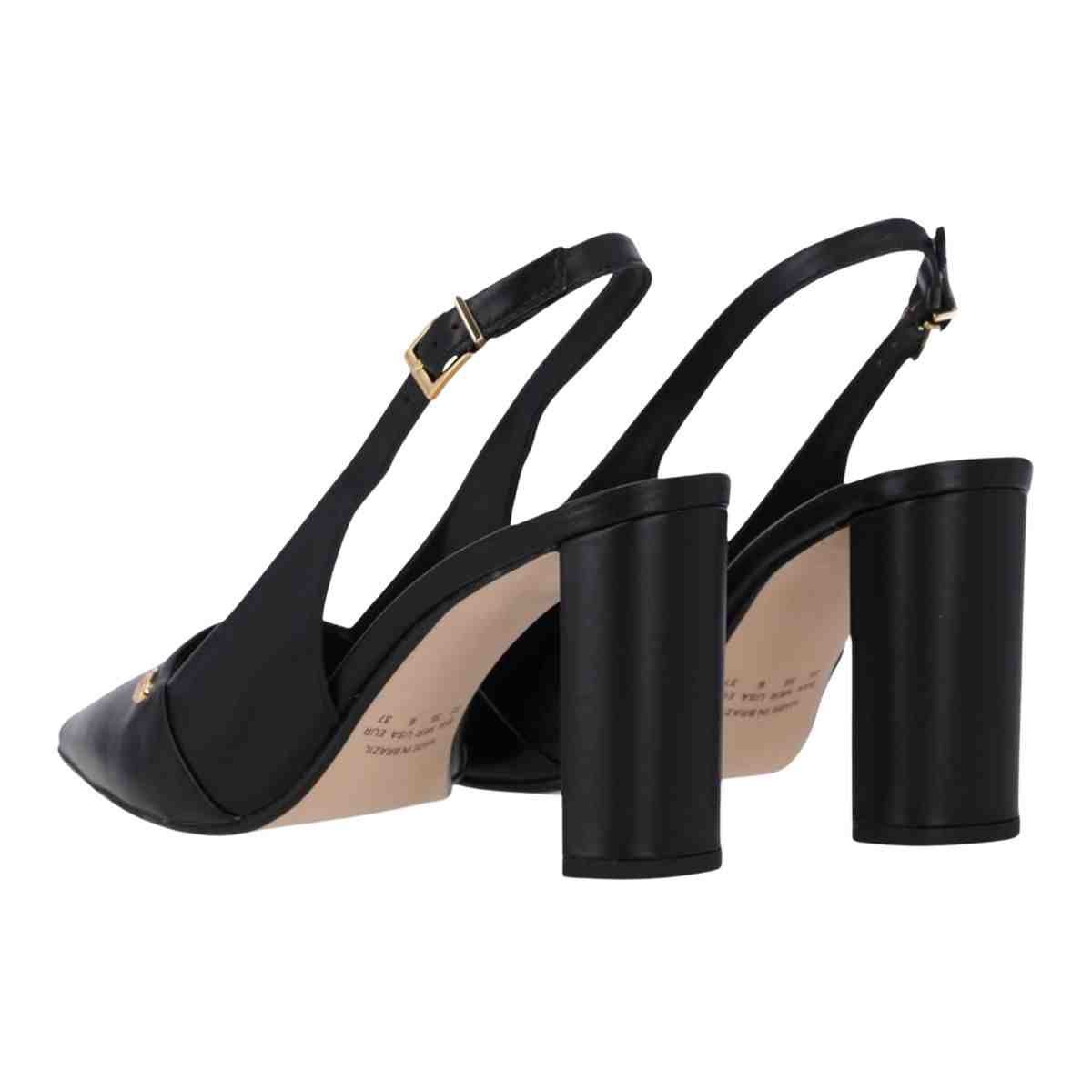 Sapato Mule Feminino Luz Da Lua Preto Preto 4