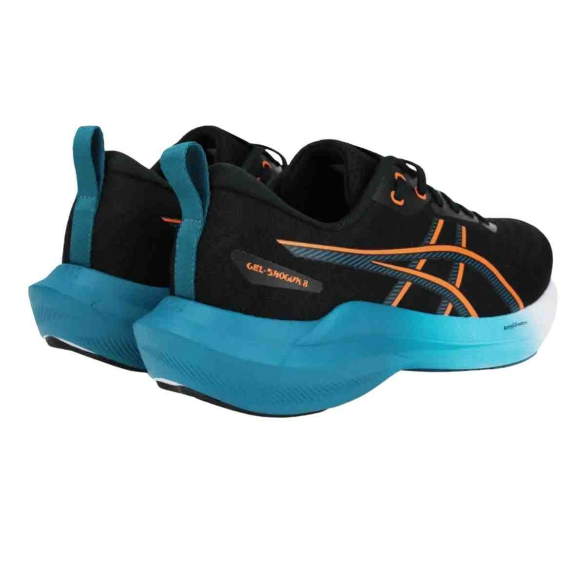 Tênis Corrida Masculino Asics Gel-Shogun 8 Preto E Azul Preto/Azul 6