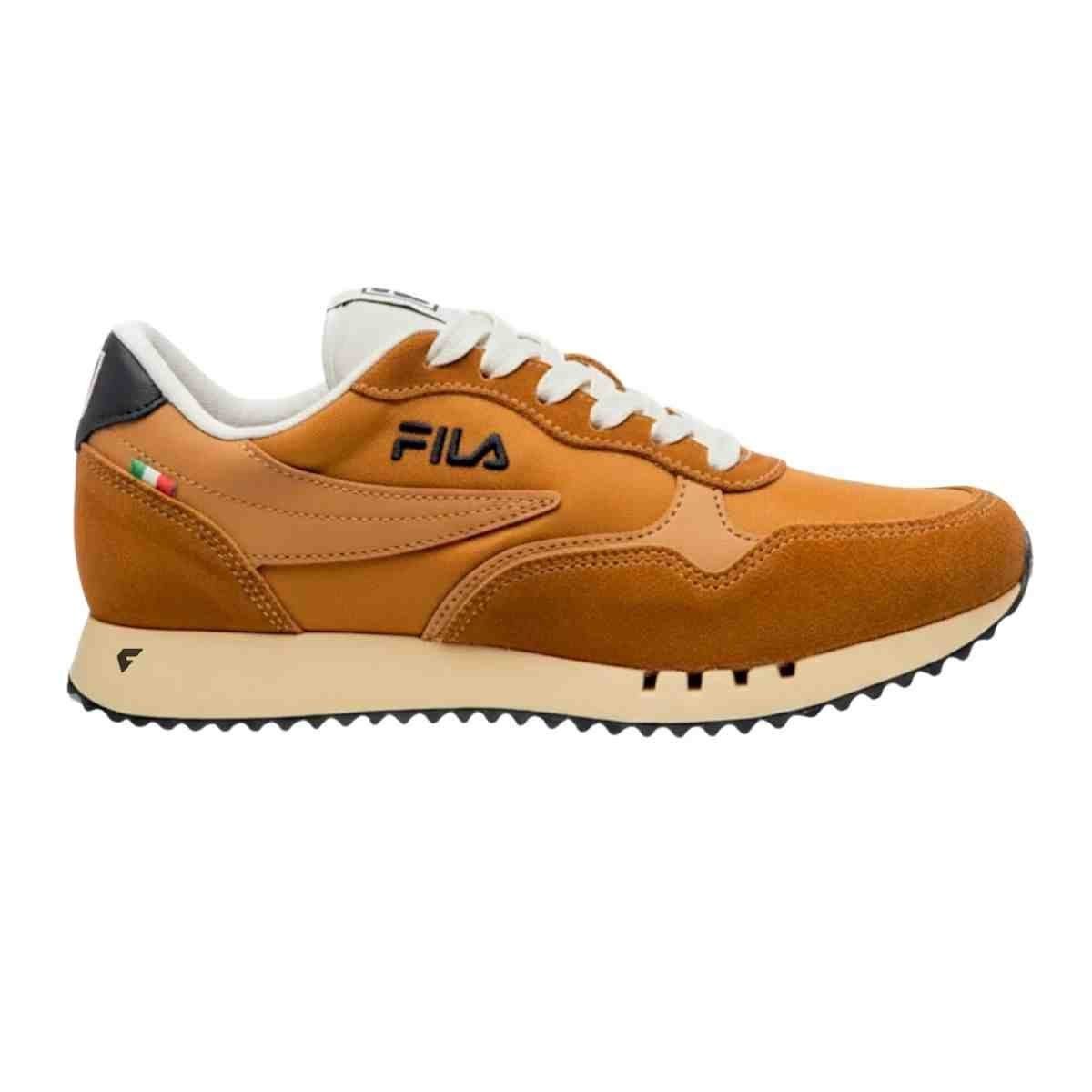 Tênis Casual Masculino Fila Euro Jogger Vintage Caramelo