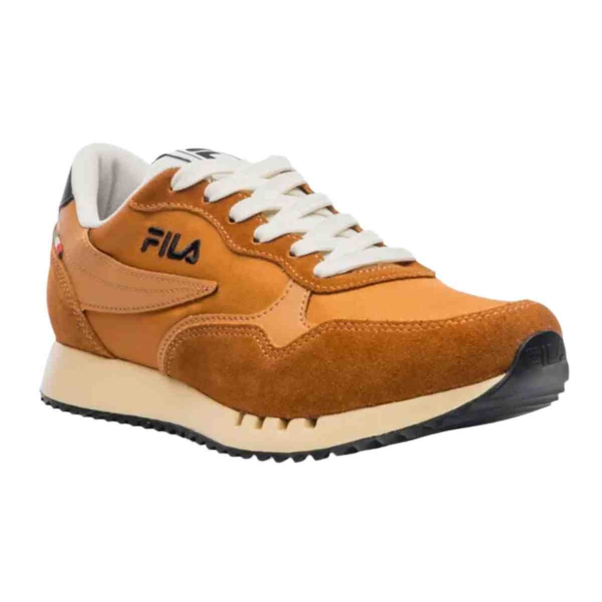 Tênis Casual Masculino Fila Euro Jogger Vintage Caramelo Caramelo 2