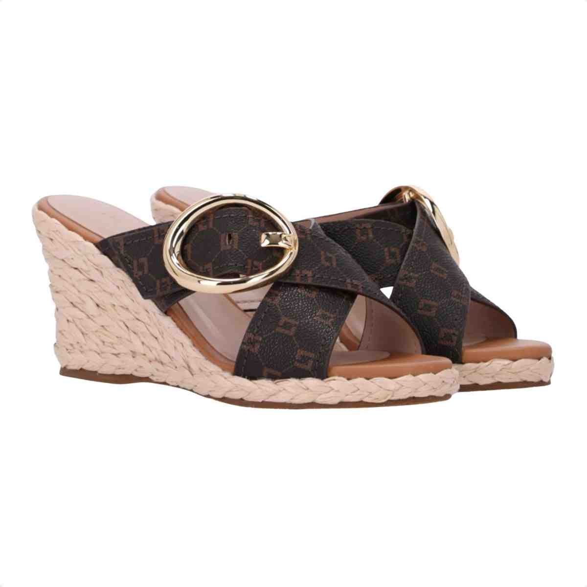 Tamanco Anabela Feminino Luz Da Lua Mocca Mocca 2