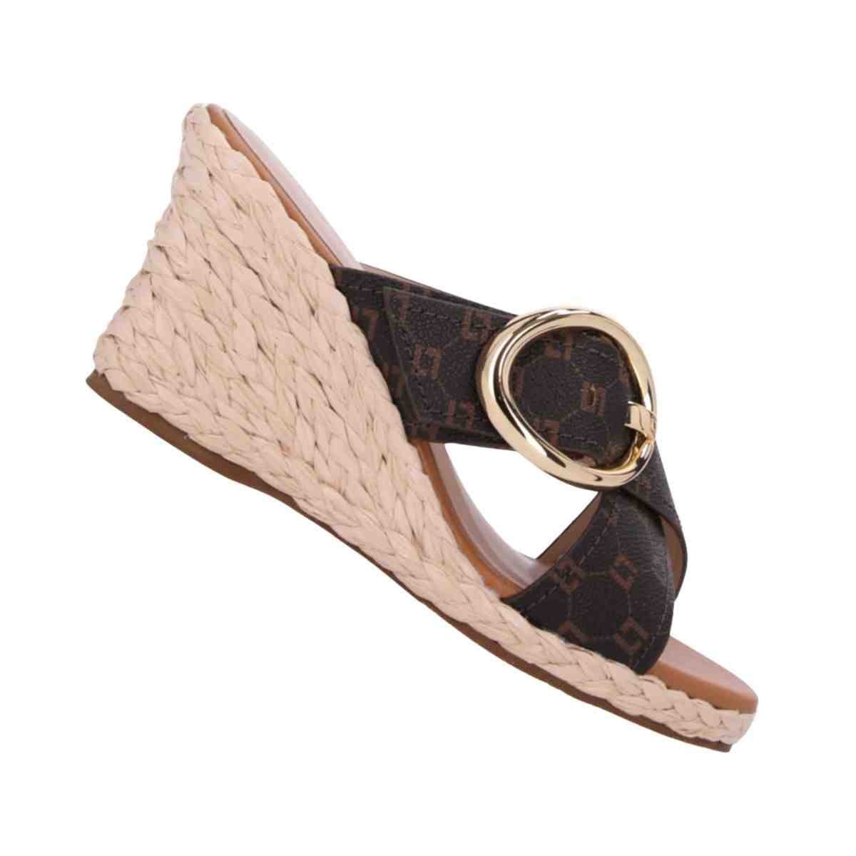 Tamanco Anabela Feminino Luz Da Lua Mocca Mocca 4