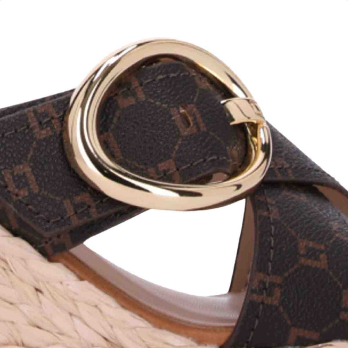 Tamanco Anabela Feminino Luz Da Lua Mocca Mocca 5