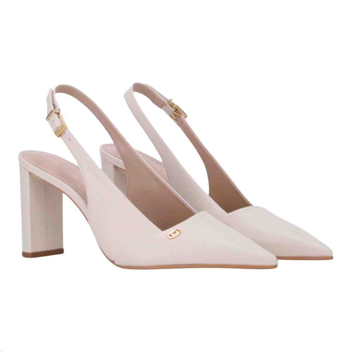 Sapato Mule Feminino Luz Da Lua Panna Panna 2