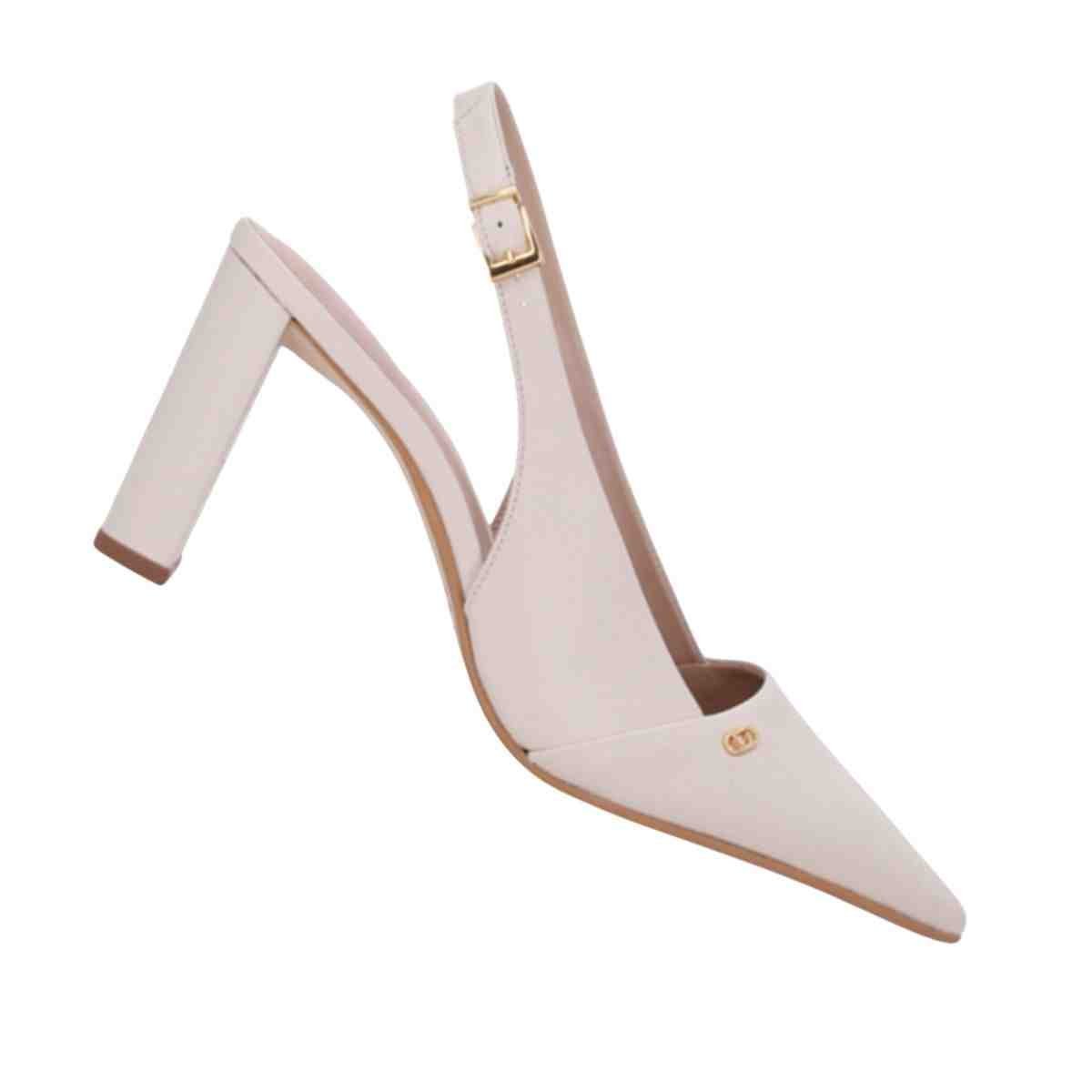 Sapato Mule Feminino Luz Da Lua Panna Panna 4