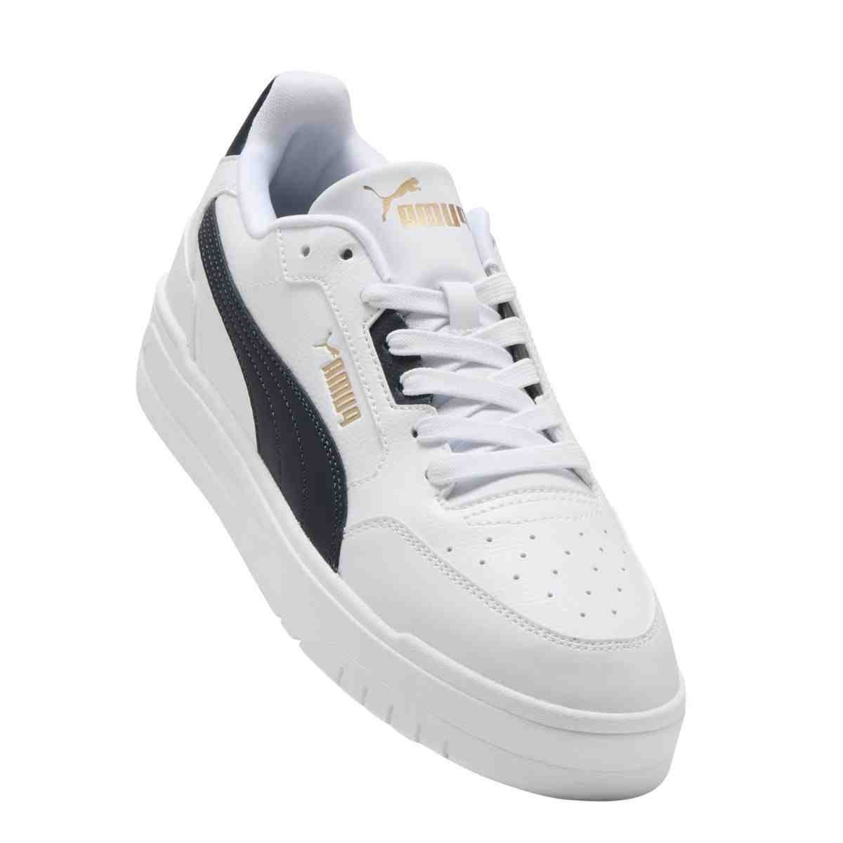 Tênis Casual Masculino Puma Shuffle Downtown Branco Branco 2