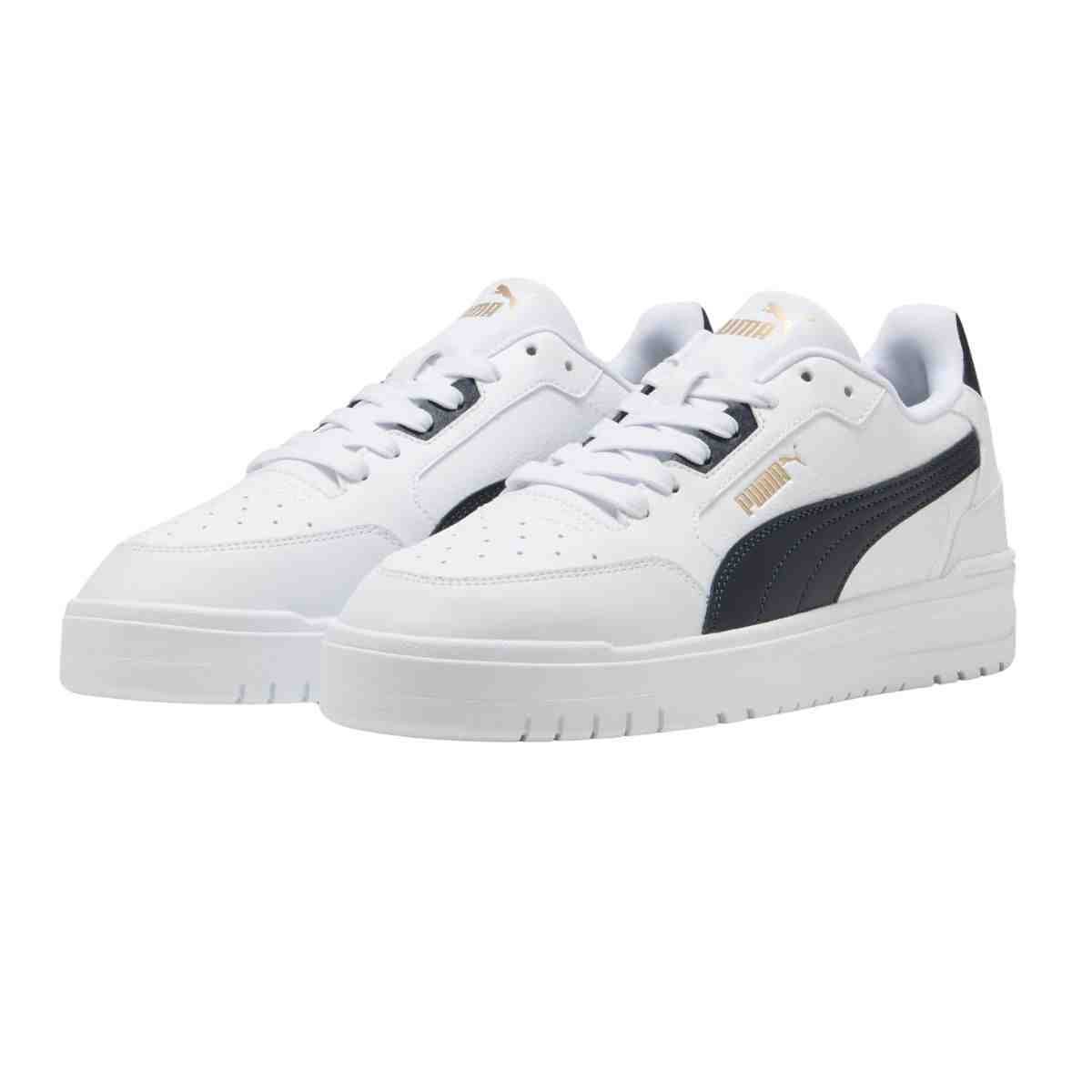 Tênis Casual Masculino Puma Shuffle Downtown Branco Branco 3