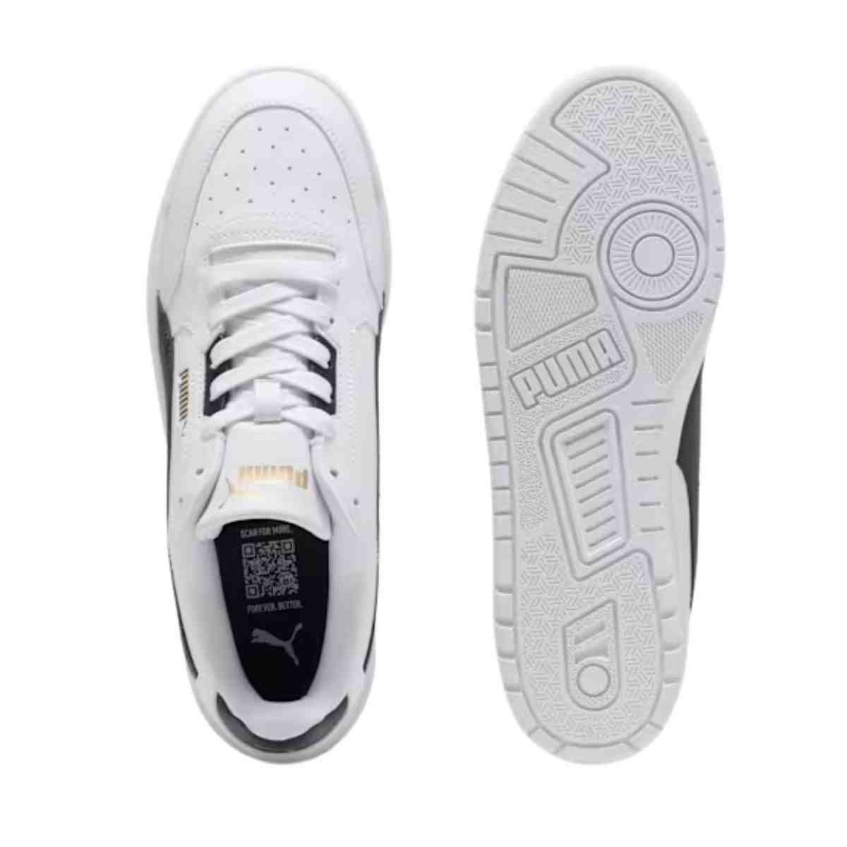 Tênis Casual Masculino Puma Shuffle Downtown Branco Branco 4