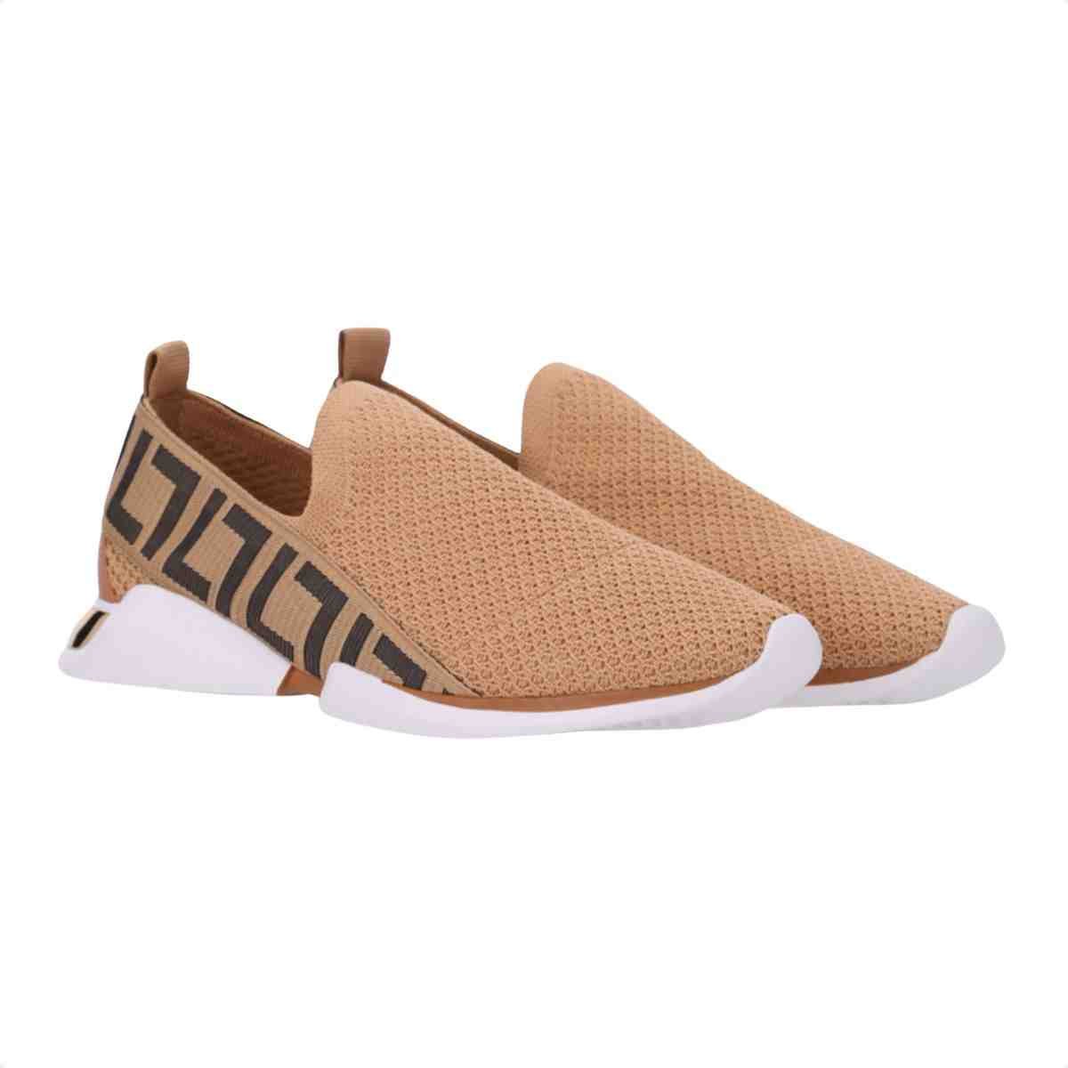 Tenis Moda Feminino Luz Da Lua Amendoa Amendoa 2