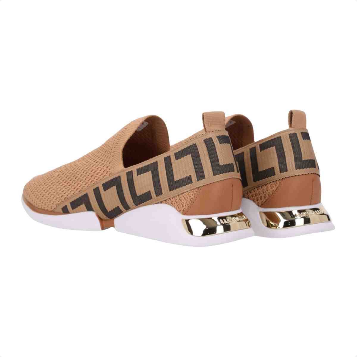 Tenis Moda Feminino Luz Da Lua Amendoa Amendoa 3