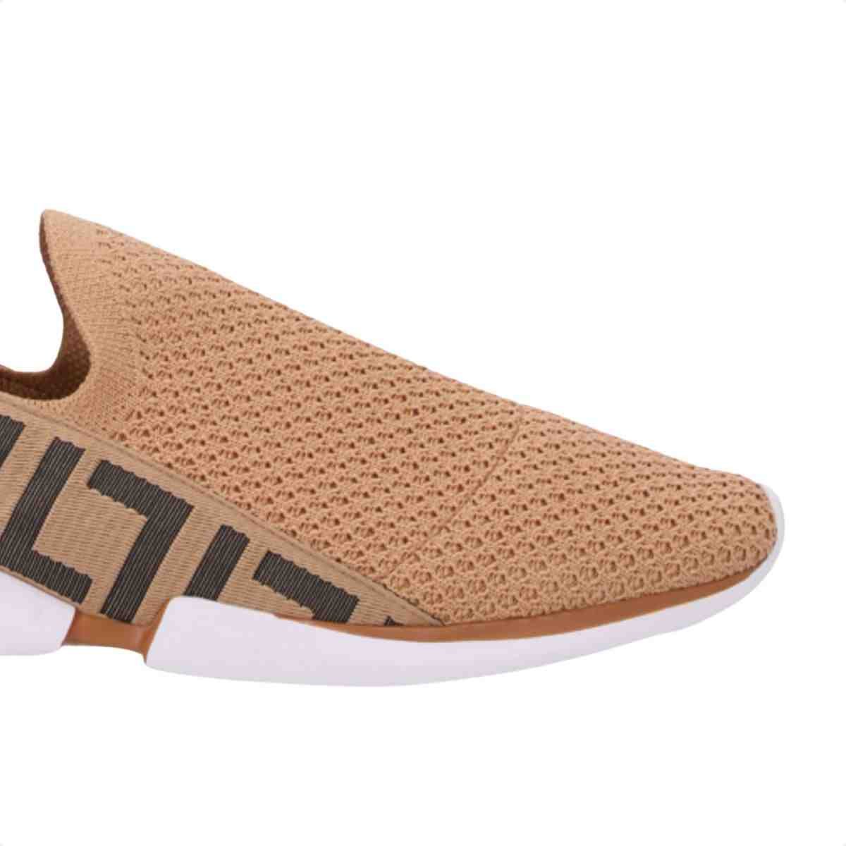Tenis Moda Feminino Luz Da Lua Amendoa Amendoa 5