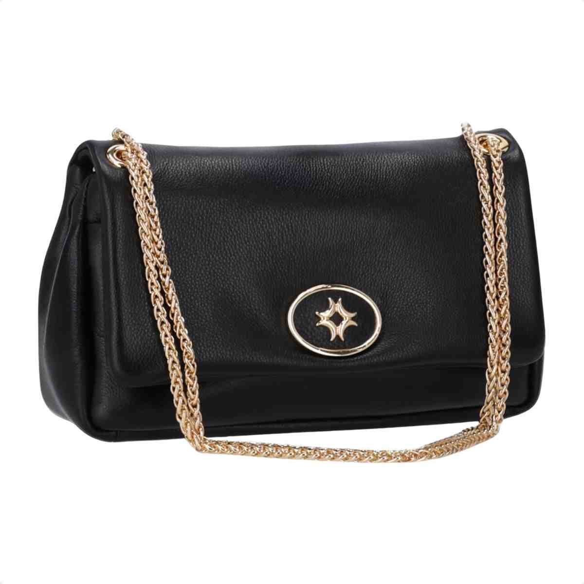 Bolsa Tiracolo Feminino Luz Da Lua Preto Preto 2