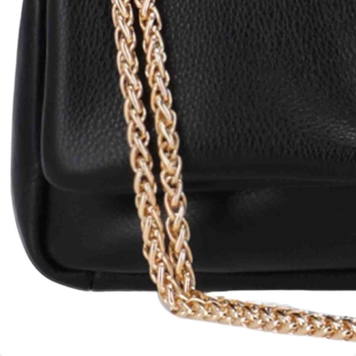 Bolsa Tiracolo Feminino Luz Da Lua Preto Preto 7