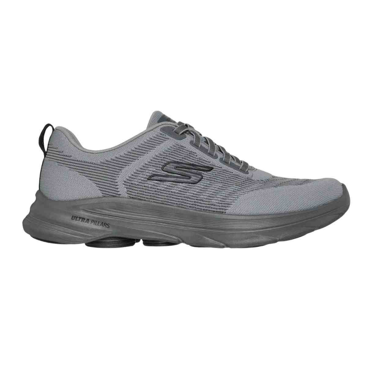 Tênis Corrida Masculino Skechers Go Walk 8 Cinza