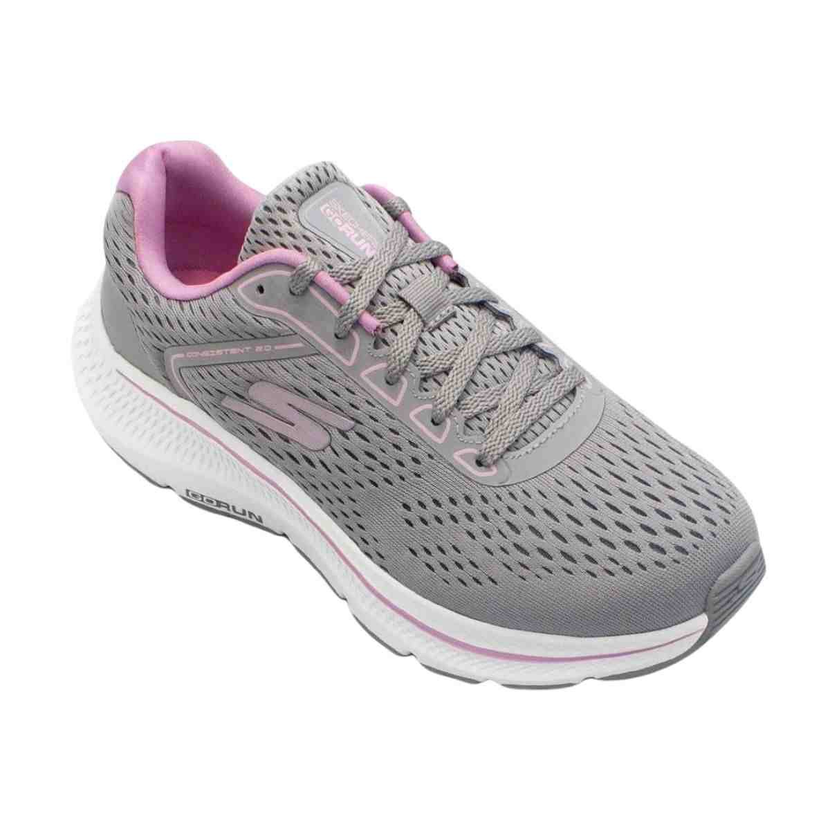 Tênis Corrida Feminino Skechers Go Run Consistent 2.0 Cinza Cinza 2