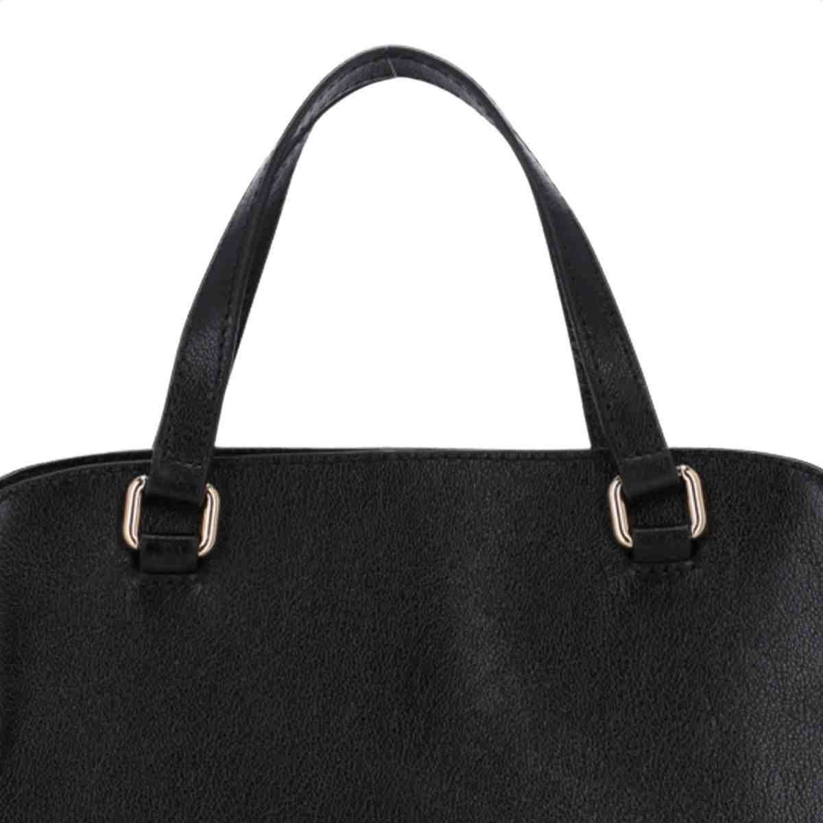 Bolsa Tiracolo Feminino Luz Da Lua Preto Preto 5