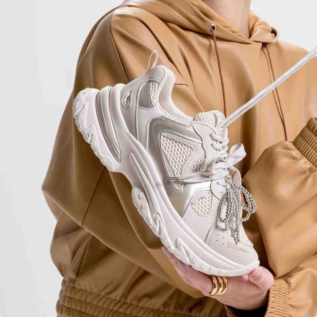 Tenis Moda Feminino Ramarim Gelo Off White 3