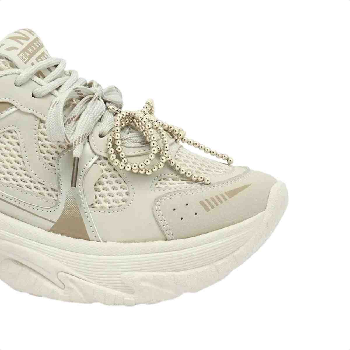 Tenis Moda Feminino Ramarim Gelo Off White 5
