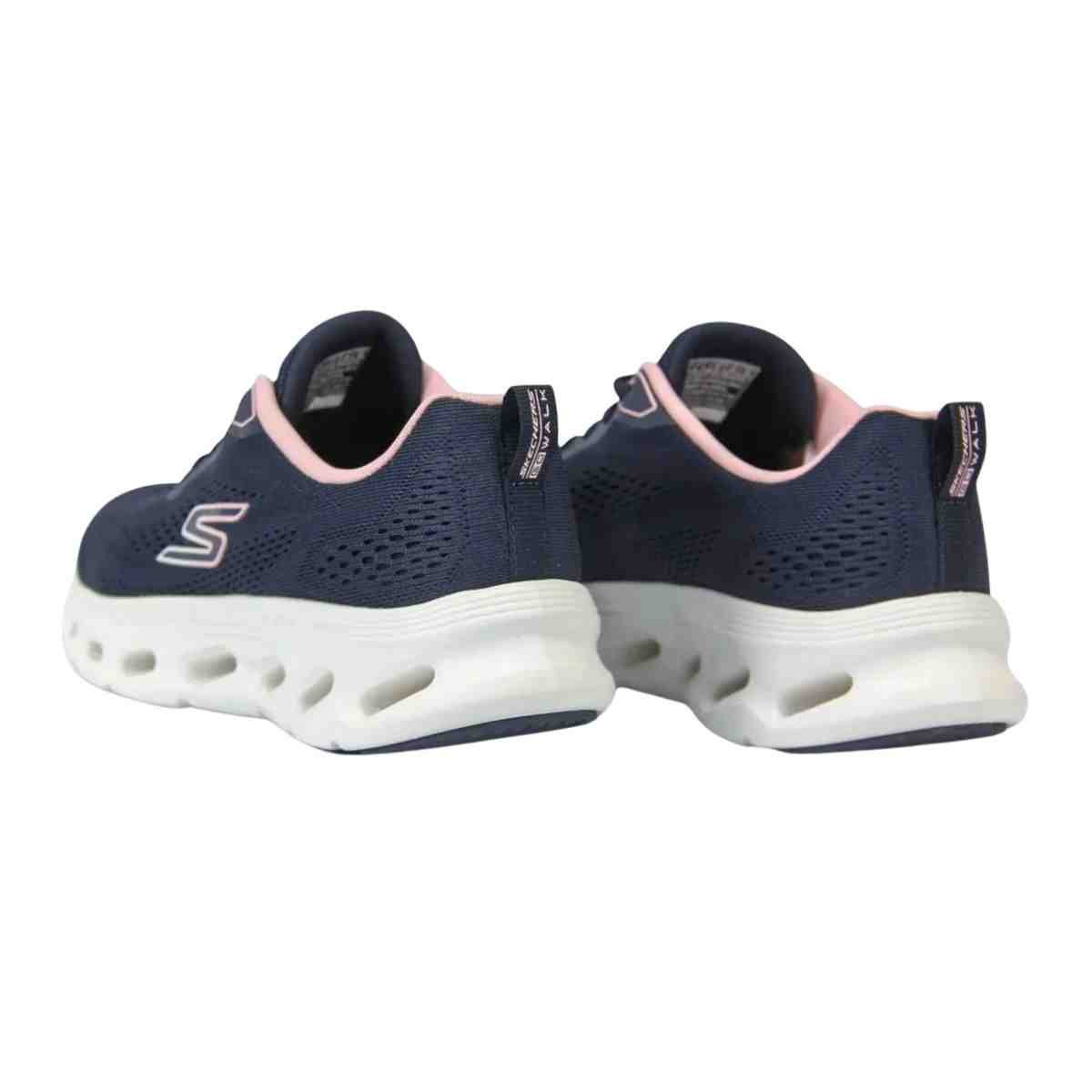 Tênis Corrida Feminino Skechers Go Walk Glide-Step 2.0 Azul Azul Marinho 7