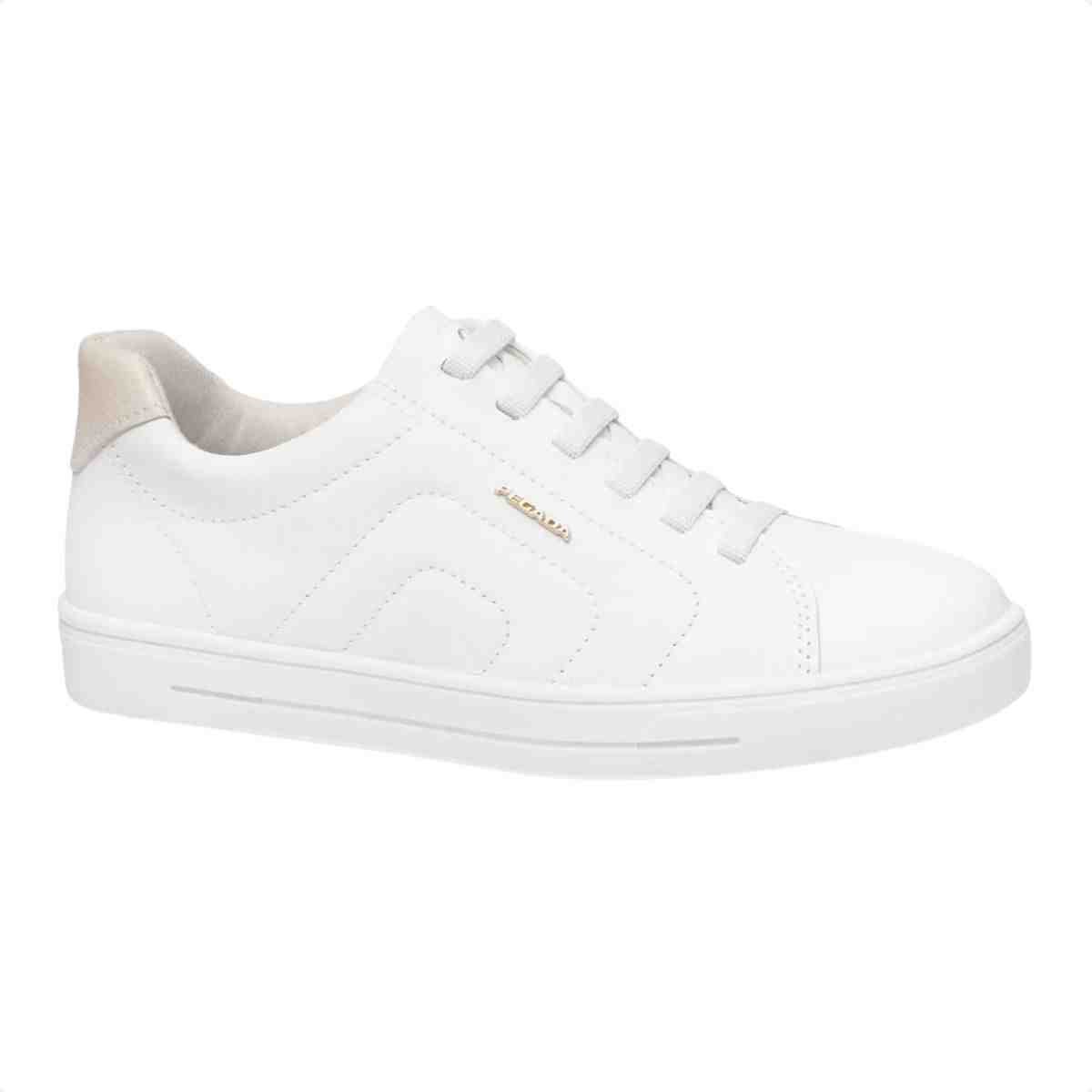 Tenis Moda Feminino Pegada Branco