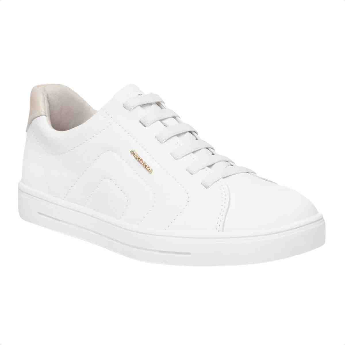 Tenis Moda Feminino Pegada Branco Branco 2