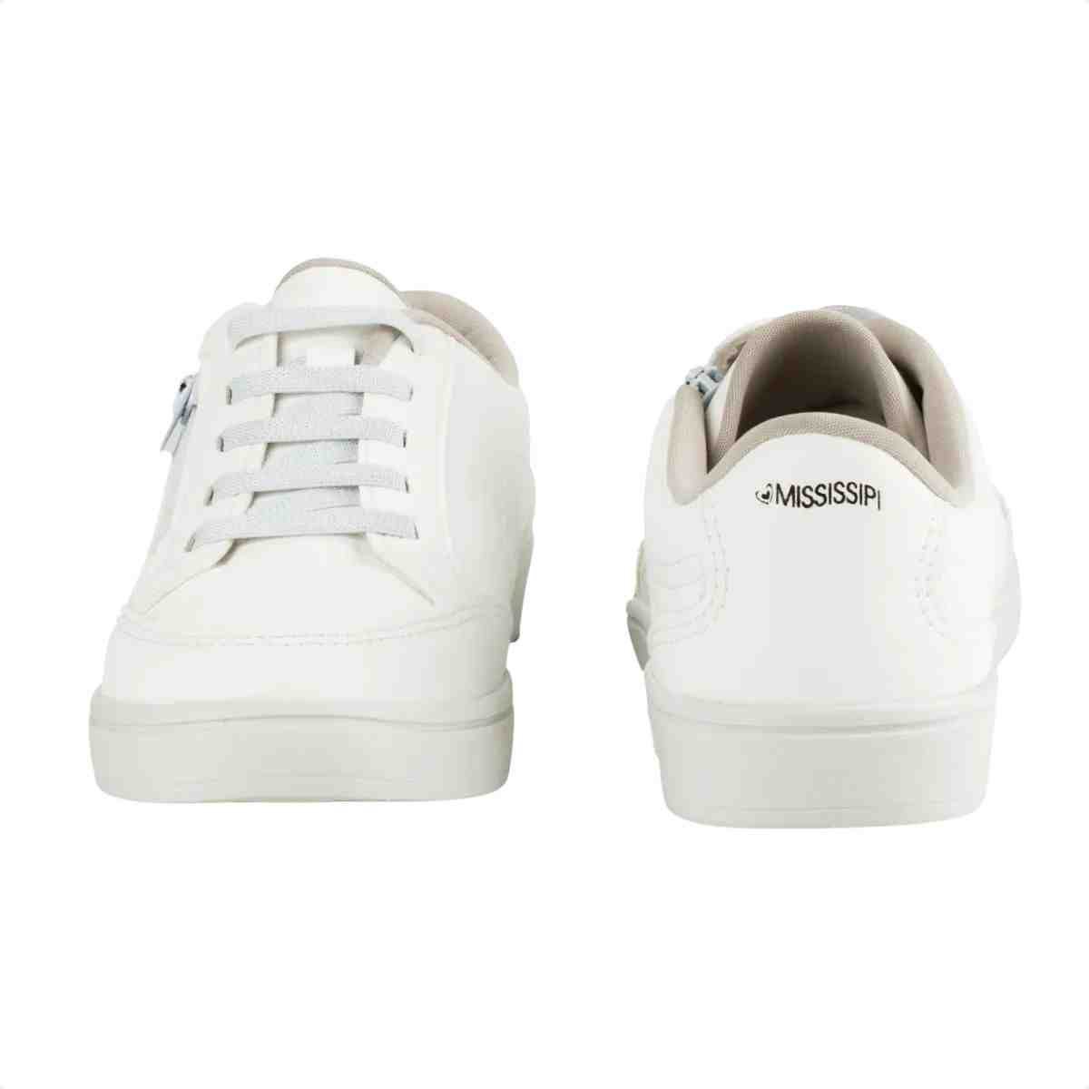 Tenis Moda Feminino Casual Mississipi Branco Branco 6