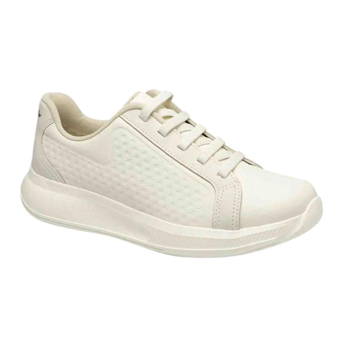 Tenis Moda Feminino Casual Mississipi Creme Creme 3