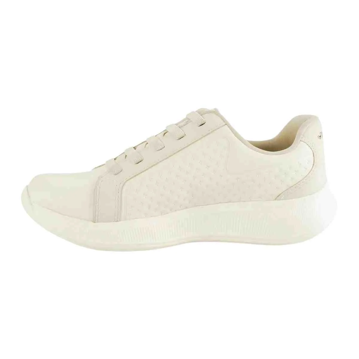 Tenis Moda Feminino Casual Mississipi Creme Creme 4