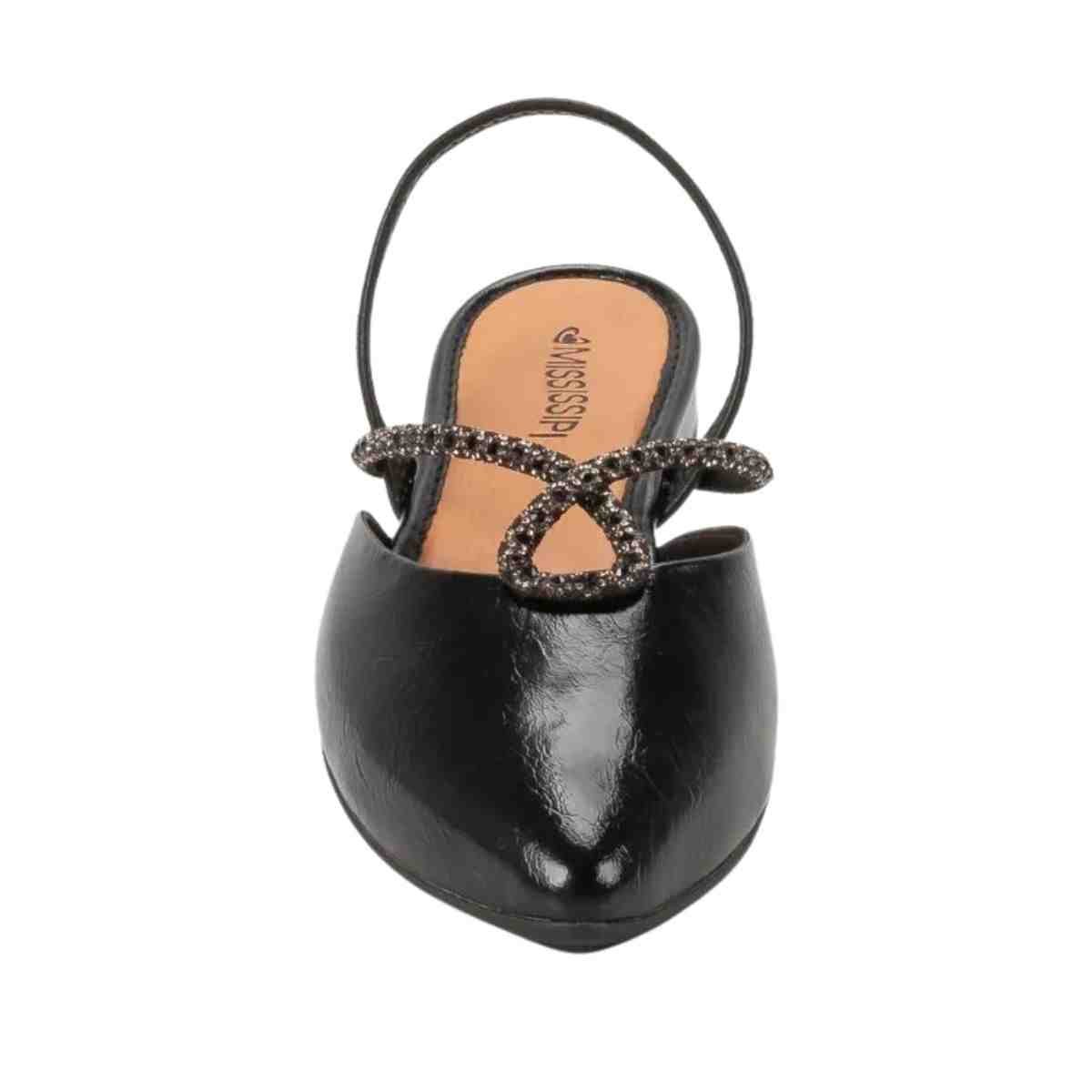 Sapato Feminino Slingback Mississipi Preto Preto 3