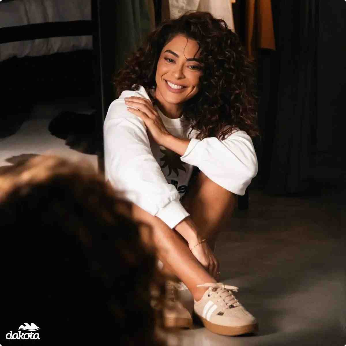 Tênis Casual Feminino Dakota Bege Bege 2