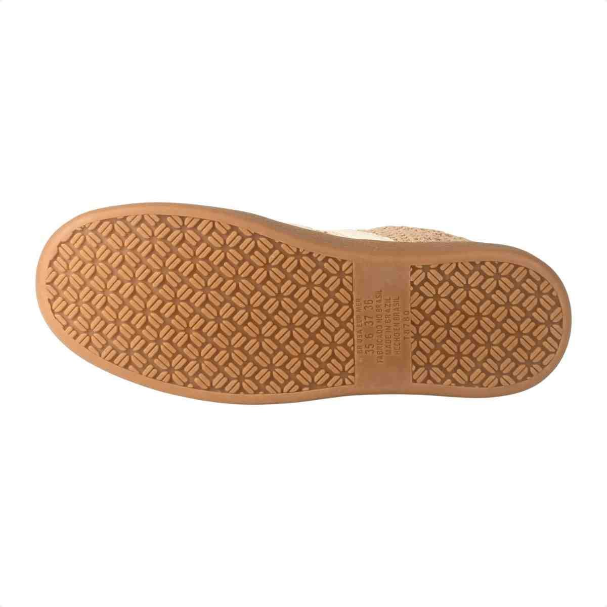 Tênis Casual Feminino Dakota Bege Bege 6