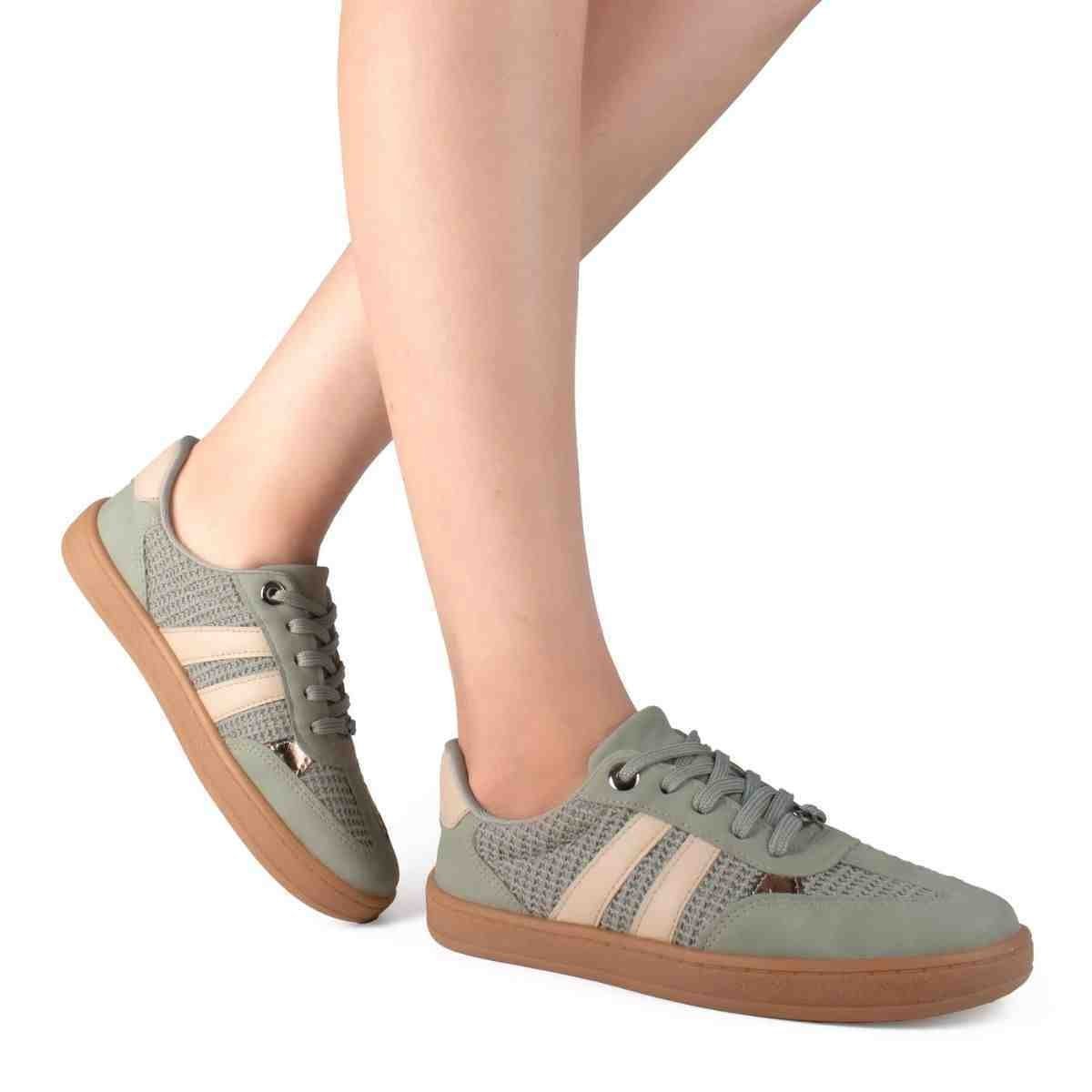 Tenis Moda Feminino Dakota Verde Verde 4