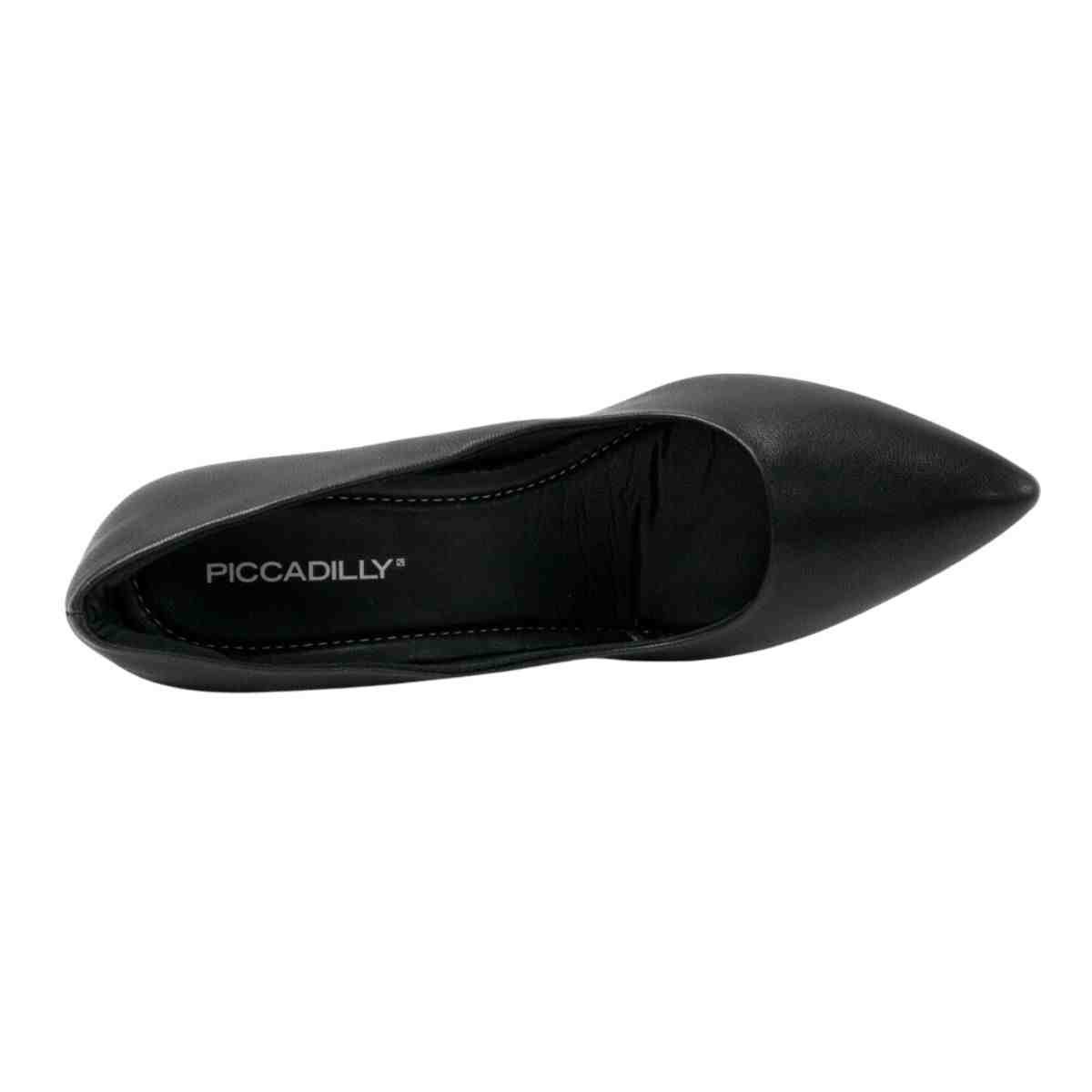 Sapato Feminino Salto Alto Grosso Piccadilly Preto Preto 4